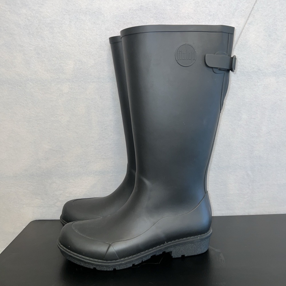 FitFlop‎ Women's Wellington Boots Rain SIZE 9 Black